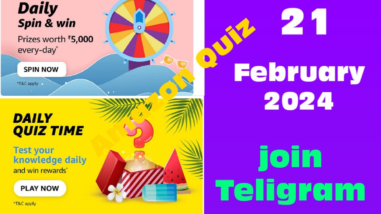 Amazon Quiz Answer Today Amazon daily Funzone Quiz Answer Today