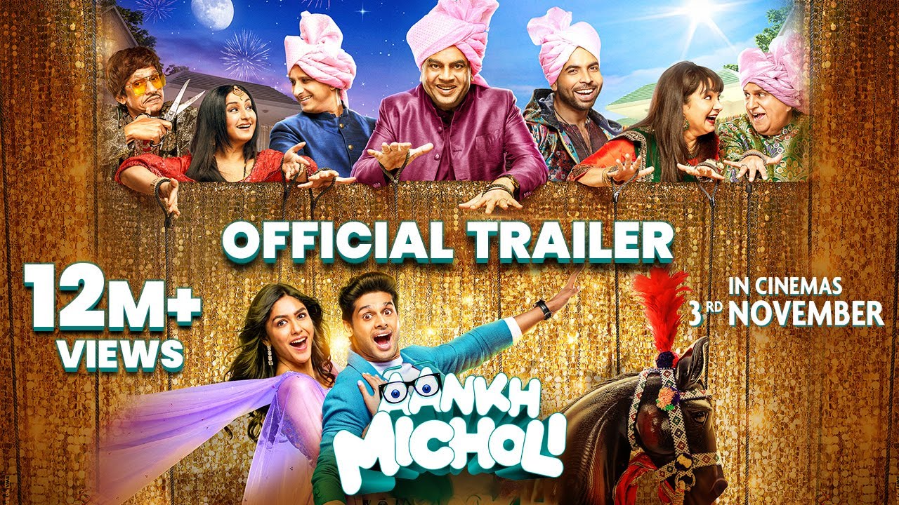 Aankh Micholi   Official Trailer  Nov 3rd  Paresh R  Mrunal T Abhimanyu  Sharman J  Divya D