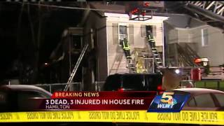 3 dead, 3 injured after house fire in Hamilton