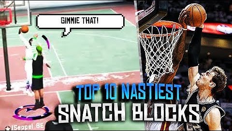 TOP 10 NASTIEST SNATCH BLOCKS in NBA 2K20