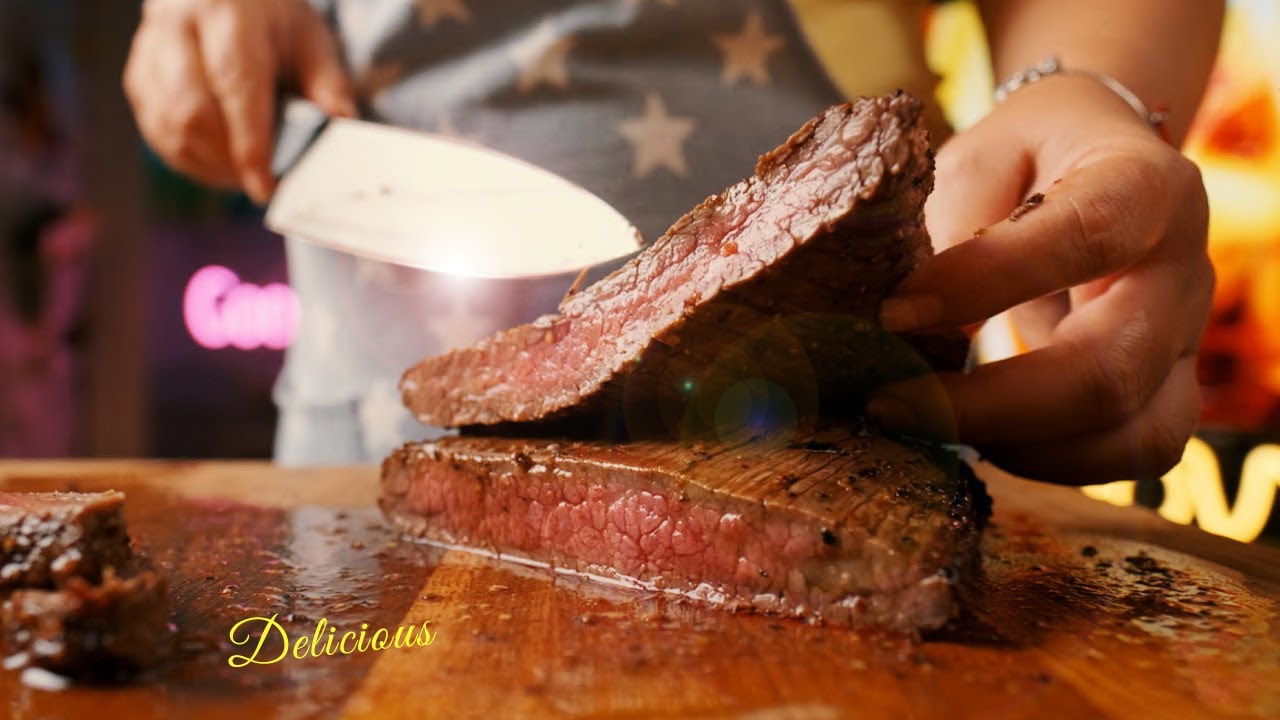 Perfect and Juicy Flank Steak, Every Single Time! With Chimichurri Sauce!