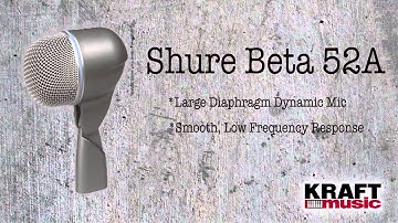 Kraft Music - Shure Beta 52A Dynamic Microphone Presentation