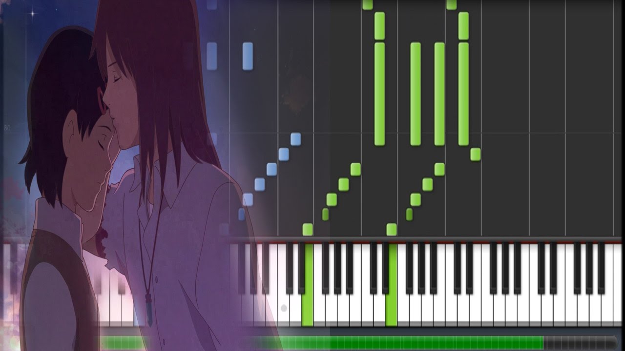 Hoshi Wo Ou Kodomo 星を追う子ども Ed Hello Goodbye Hello Piano Synthesia Tutorial Sheet Youtube