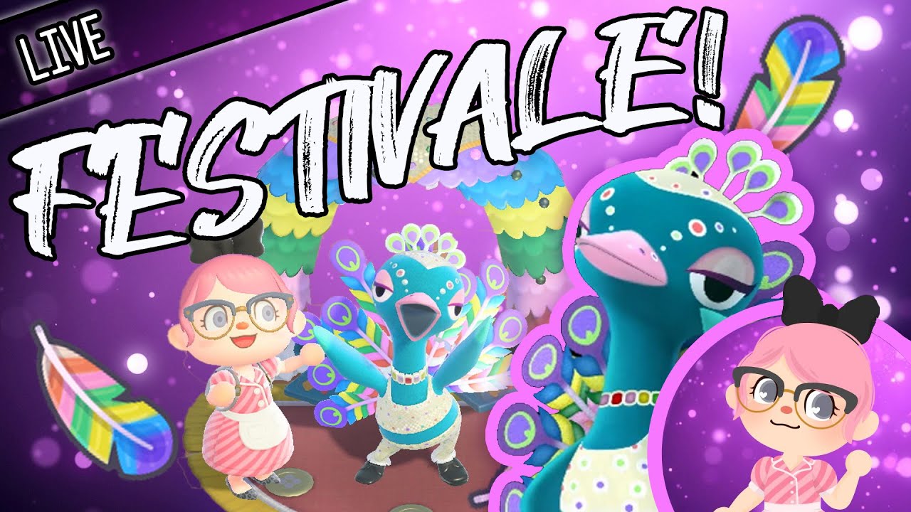 FESTIVALE! February ACNH Event with Pave! Feathers+DIY Let's Play