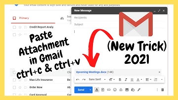 How to Add File Attachments to Gmail With a Keyboard Shortcut||ctrl+c & ctrl+v for attachment Hindi