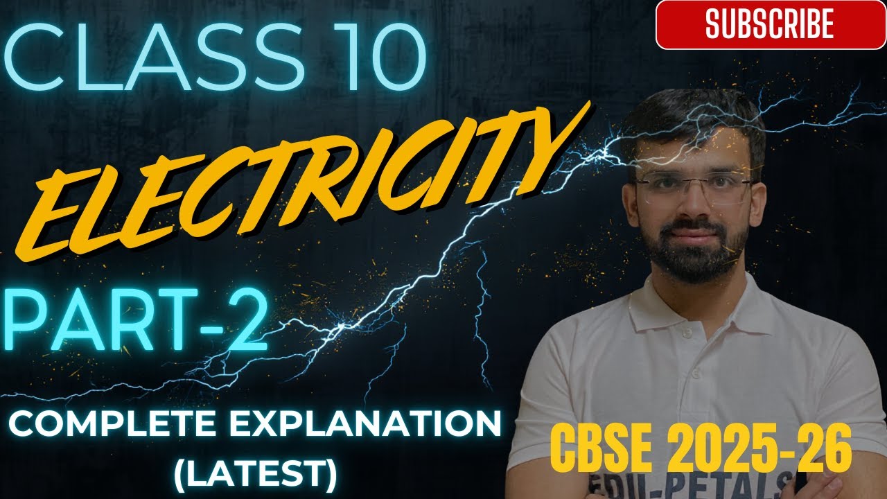 📘 Class 10 Physics | Electricity – Part 2 | Complete Chapter (Ohm’s Law to End) | By Deepanshu Sir