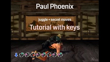 Tekken 3 Paul Phoenix - secret moves + custom juggle +special combo tutorial