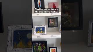 Visiting my items at the Newburyport Art Association gift shop. #workingartist