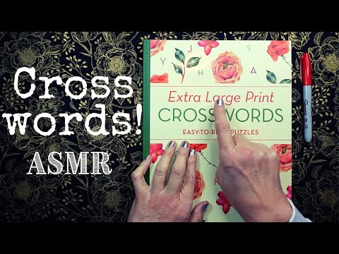ASMR | Solving 2 Lovely Large Crosswords! Whispered Puzzles