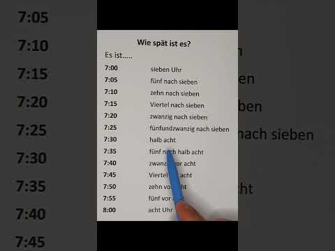 Time In German
