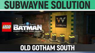 LEGO Batman: Legacy of the Dark Knight - Subwayne Solution - Old Gotham South