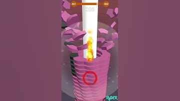 Stack Ball level 461 | android,iOS gameplay | #Shorts #Games offline games | RYDER