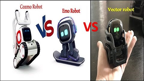 Emo robot vs Vector robot vs Cozmo robot