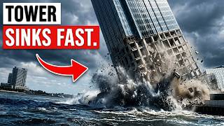 Providence's $390M Waterfront Tower Is COLLAPSING Into The River — 88 Families Evacuated Overnight