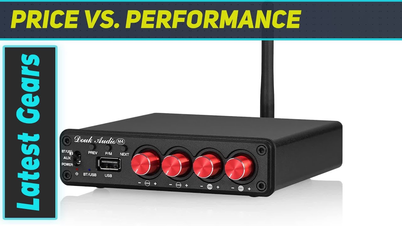 Douk Audio M4 Bluetooth Amplifier Review HiFi Power and Versatility