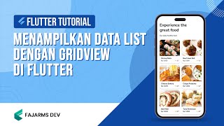 Menampilkan Data List Dengan GridView di Flutter