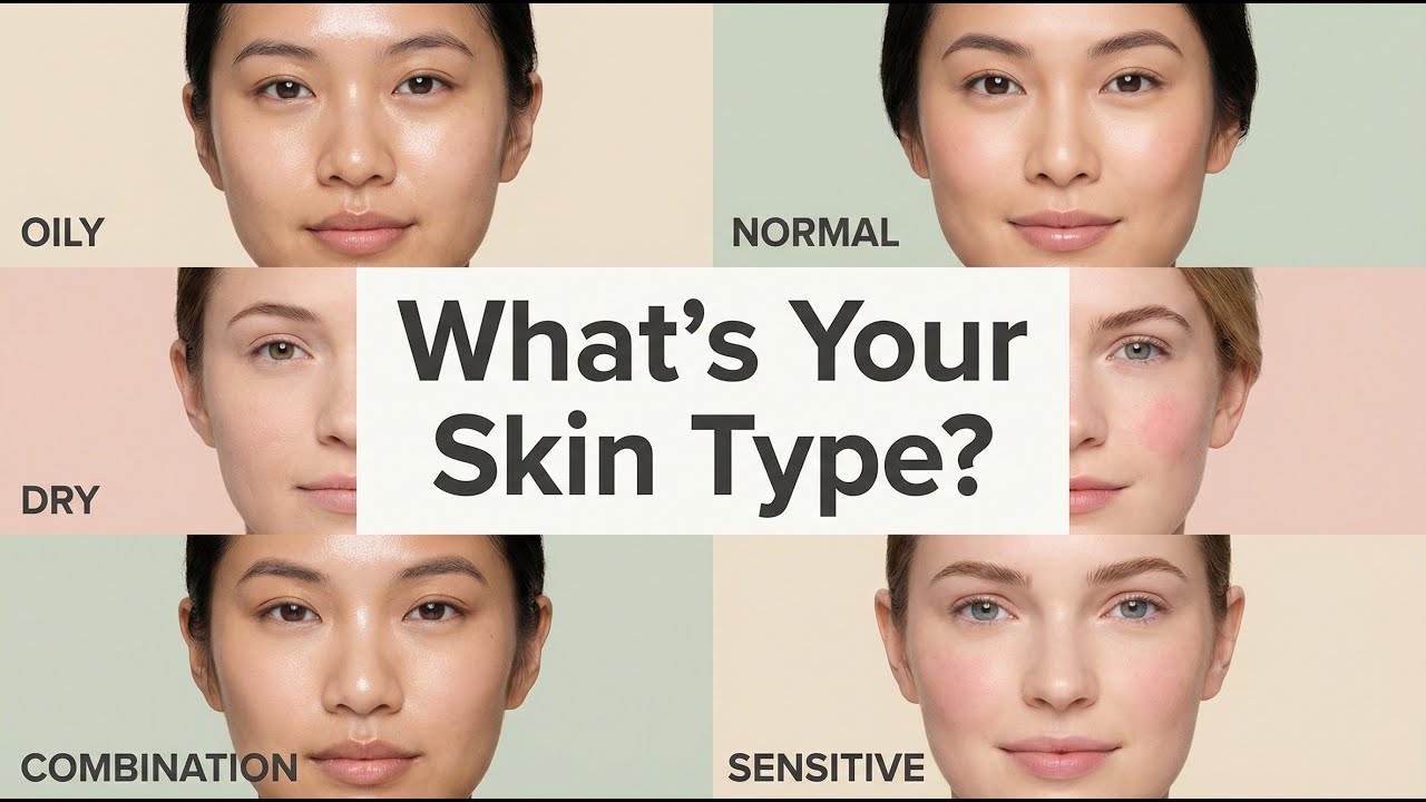 How to Identify Your Skin Type at Home | Normal, Oily, Dry, Combination ...