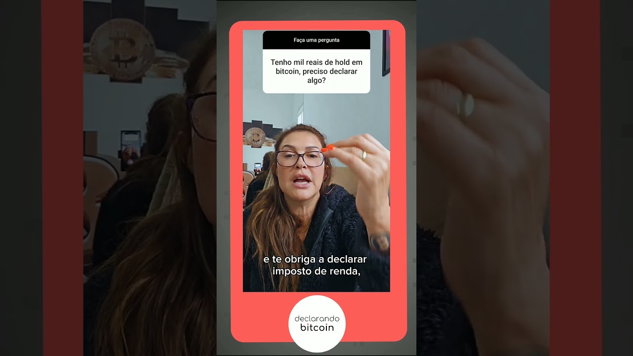 Tenho mais de mil reais em bitcoin, precisa declarar algo? Vem comigo que  eu te conto! - YouTube