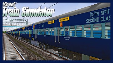 12391 ShramJeevi Express // 12358 Durgiana Express | Indian Railway | MSTS OpenRails | Full HD