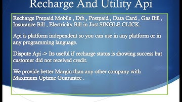 Recharge , Bulk Sms , Long Code Api- RechApi.Com