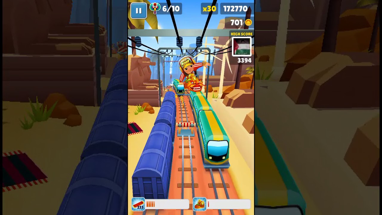 Subway surfers gameplay 1k views YouTube