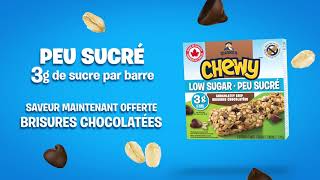 Barres tendres Quaker Chewy® Peu Sucré
