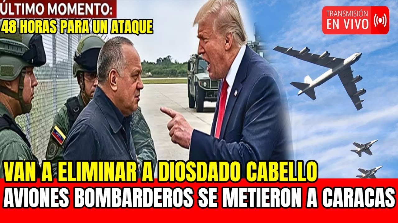 DELCY RODRIGUEZ ASUSTADA🔴 48 HORAS PARA UN NUEVO ATA-QU3🔴TRUMP ORDENA ENTREGAR A DIOSDADO CABELLO
