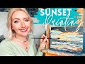 Sunset Painting for Beginners in Acrylic