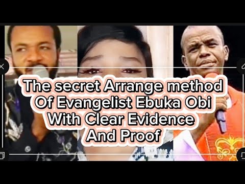 Finally, Evangelist Ebuka Obi's secret arrangement method has been