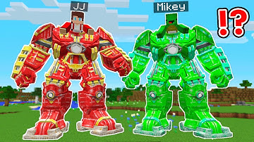 MAIZEN : JJ and Mikey Become HULKBUSTERS Story - Minecraft Animation JJ & Mikey