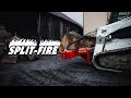 SPLIT-FIRE 4206: A skid steer mounted Log Splitter