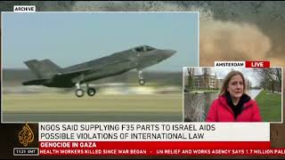 Dutch Court ordered the government to stop the export of parts for F-35 aircraft to Israel