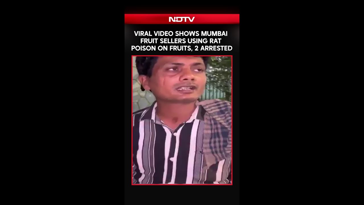 Viral Video Shows Mumbai Fruit Sellers Using Rat Poison On Fruits; Two Arrested