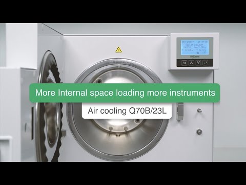 Паровий стерилізатор Q70B (23 л) Клас B, видео 2