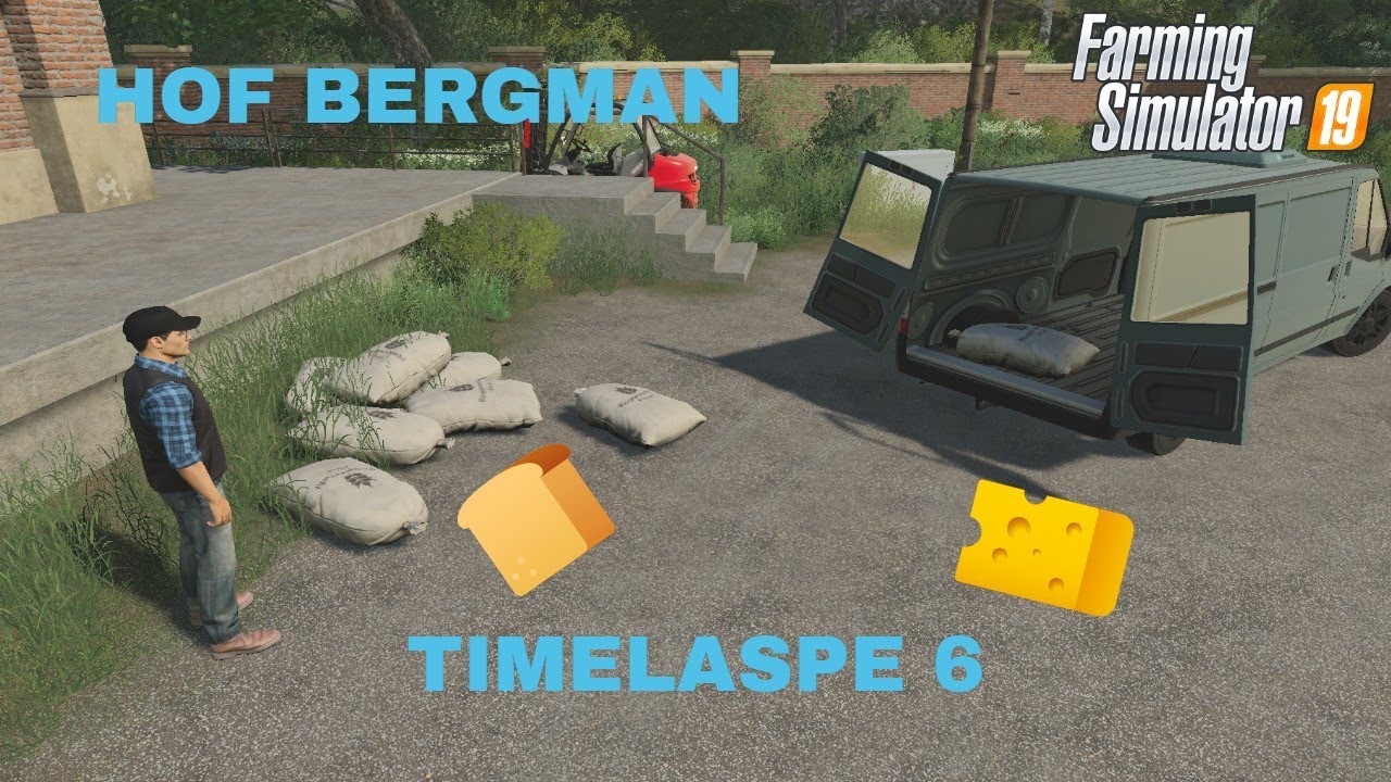 Making Seed Bags, Rye Flour For Baking Bread, Feeding Calves│Hof Bergmann│FS 19│Timelapse#06