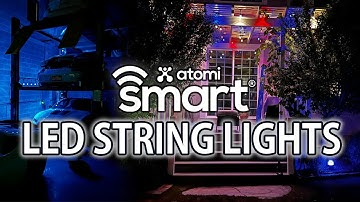 Atomi Smart Wifi Colored Lightning. LED String Lights -  As Good as Hue Lights?