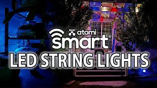 Atomi Smart Wifi Colored Lightning. LED String Lights -  As Good as Hue Lights?