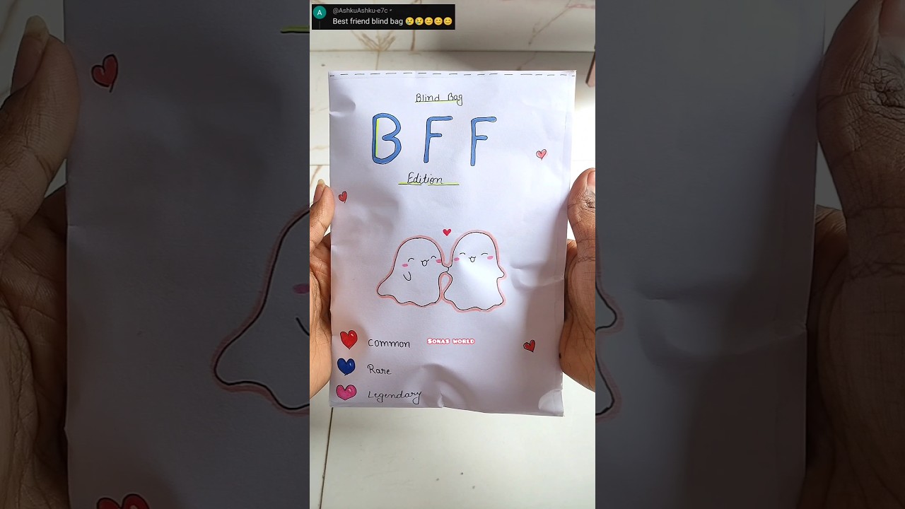 Best friend Blind Bag Unboxing 🎁 | DIY Paper Squishy | So Cute 🥹