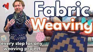 Fabric Weaving! How to Weave and Make a Japanese inspired Belt!