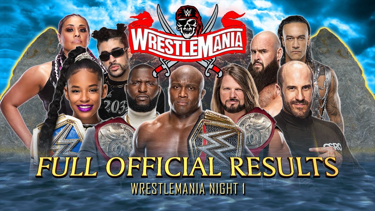 WWE WrestleMania 37, Results