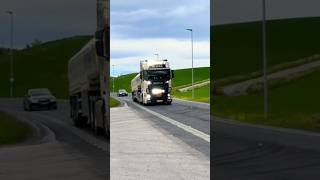 Scania — timeless power, unmatched presence a Scania.#Scania #TruckLife #V8Power #BigRig #roadking