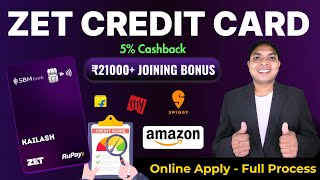 SBM ZET Credit Card Online Apply | Zet Sbm Rupay Credit Card Kaise Apply Karen | Rupay Credit Card
