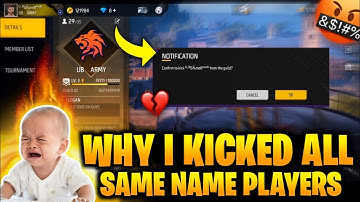 I KICKED ALL GUILD MEMBERS 🤬🔥 I WANT NEW LEGENDS 💪😈 UB ARMY GUILD JOIN @UBGAMERYT