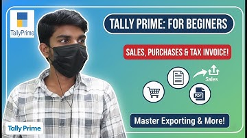 Tally Prime for Beginners | Sales, Purchase, Tax Invoice & PDF Export Full Tutorial ANSA TATTVA