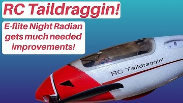 RC Taildraggin! In The Hanger - Ep4 E-flite BNF Night Radian Sailplane
