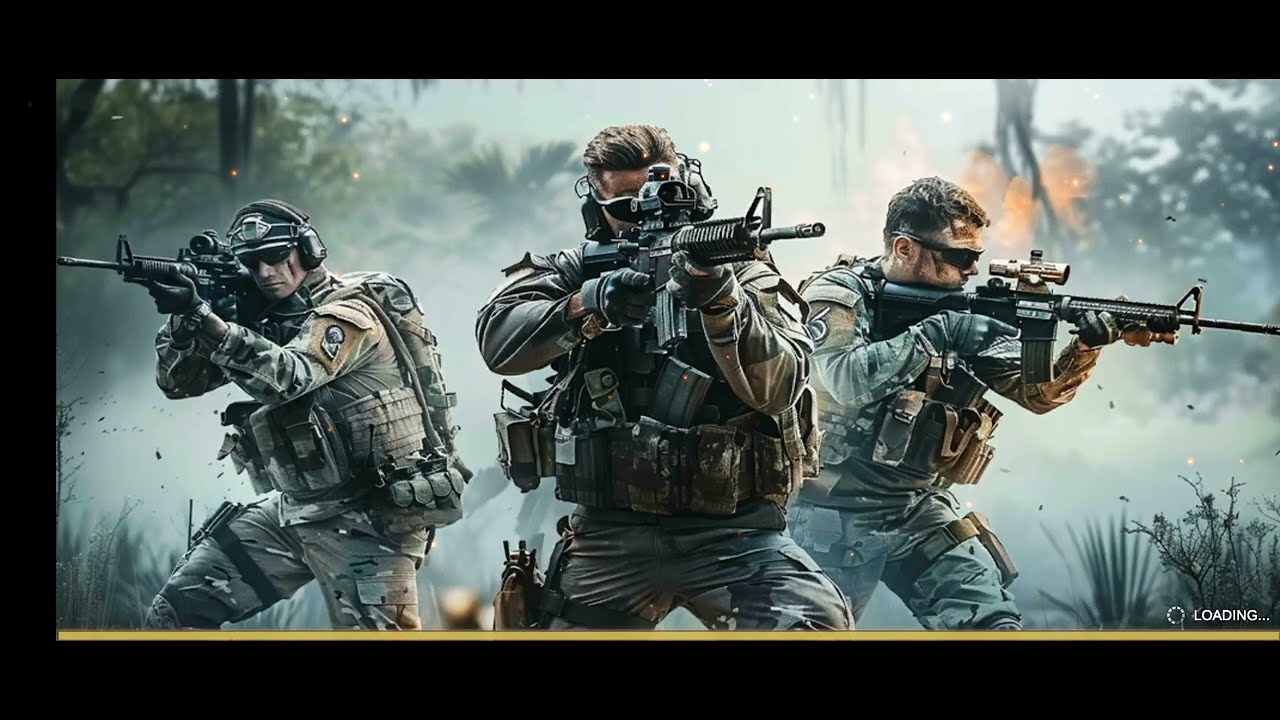 MIAN gammer play a big gun game fight with enime 