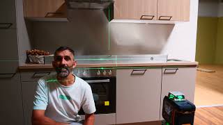 CIGMAN CM-S04 16 vonalas beltéri Laser LCD kijelzővel , tesztelése