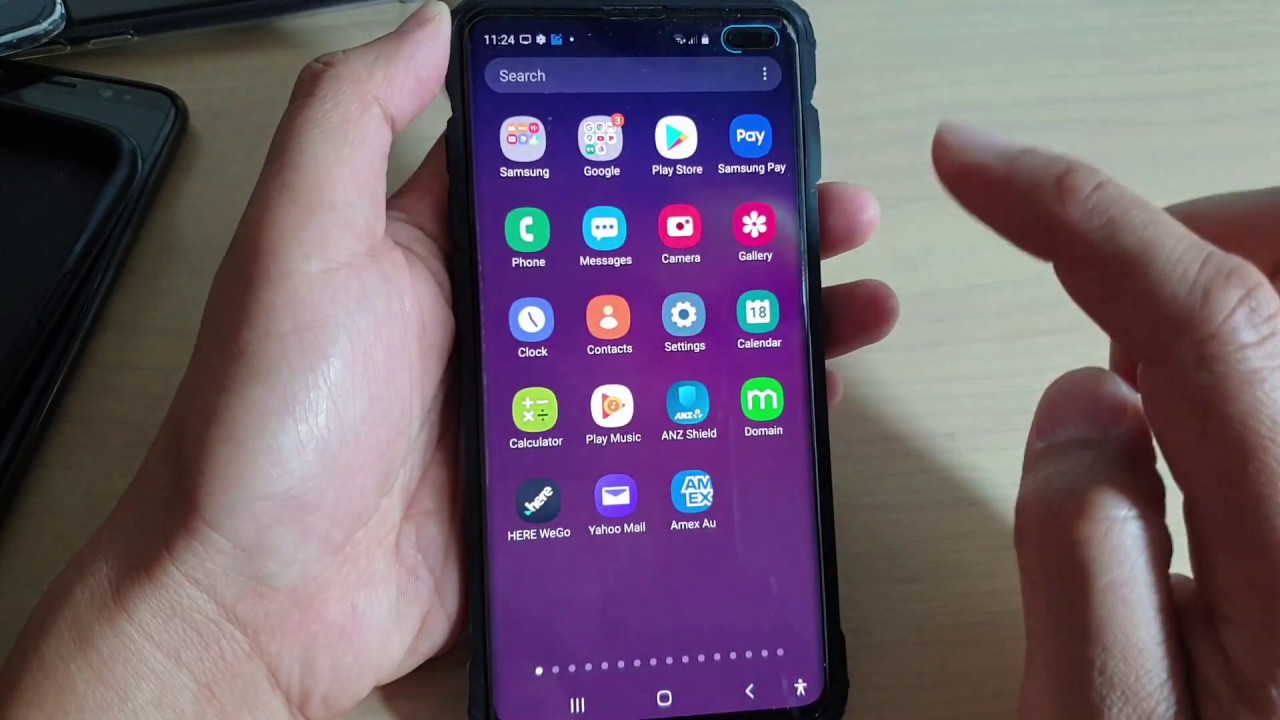Galaxy S10 S10 Plus How To Open App Drawers In 2 Ways YouTube