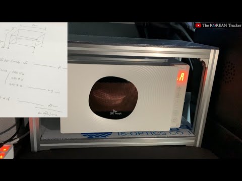 트럭실내에 전자렌지 수납장 만들기[코리안트럭커]