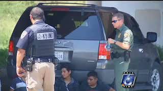 Several law enforcement agencies involved in high speed chase and bail out
